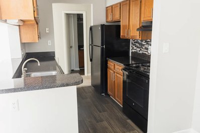 kitchen at The Park at Vietti located in Spartanburg, SC